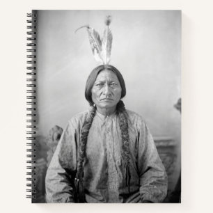 Lakota Leader sitzt Bull Native Amerikanische Urei Notizbuch