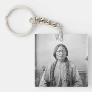 Lakota Leader sitzt Bull Native Amerikanische Urei Schlüsselanhänger