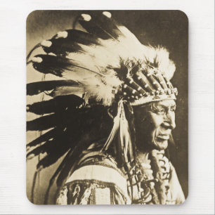 Lakota-Sioux-Häuptling White Swan Mousepad