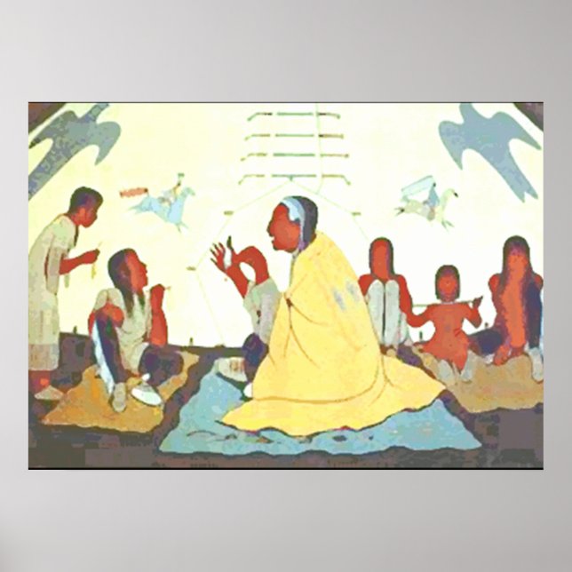 Lakota Storyteller Poster (Vorne)