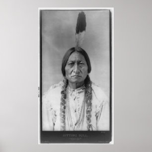 Lakota Ureinwohner-Hauptsitting Bull Poster