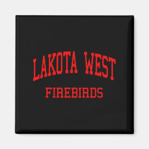 Lakota West High School HS West Chester Oh Retro Magnet