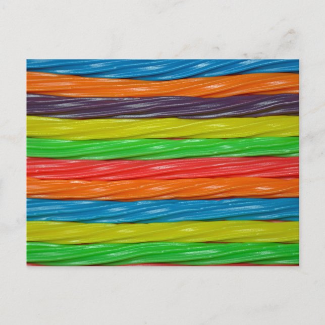 Lakritbonbons Postkarte (Vorderseite)