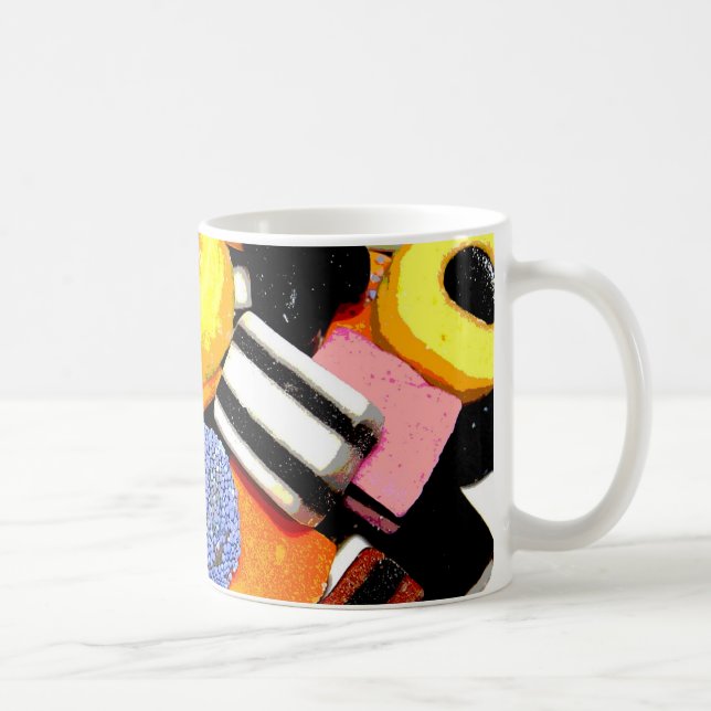 Lakritze Allsorts Kaffeetasse (Rechts)