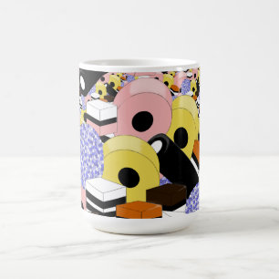 Lakritze-Süßigkeiten Kaffeetasse