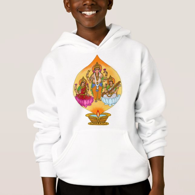 Lakshmi Ganesh Hoodie (Vorderseite)