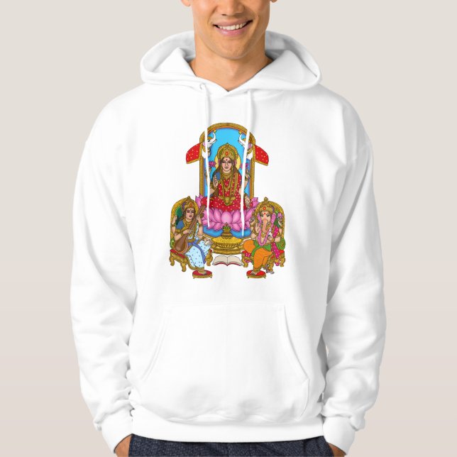 Lakshmi Ganesh Hoodie (Vorderseite)