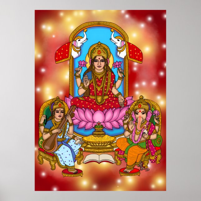 Lakshmi Ganesh Poster (Vorne)