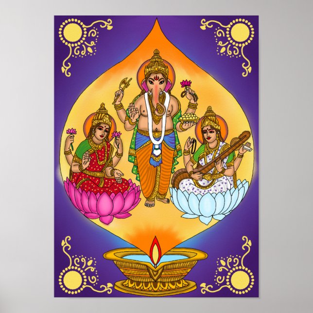 Lakshmi Ganesh Poster (Vorne)