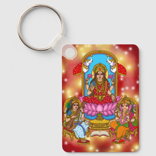 Lakshmi Ganesh Schlüsselanhänger (Vorderseite)