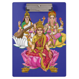 Lakshmi Ganesha Schreibwaren Klemmbrett