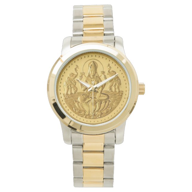 Lakshmi Goddess of Wealth Watch Armbanduhr (Vorderseite)