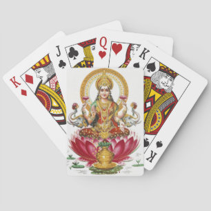 Lakshmi Hindu Goddess Spielkarten