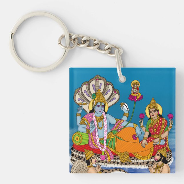 Lakshmi Narayan Keychain Schlüsselanhänger (Vorderseite)
