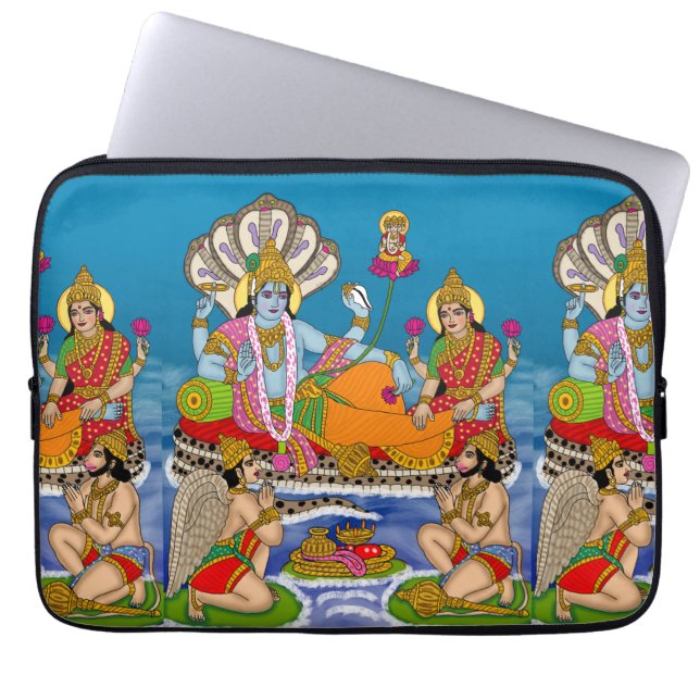Lakshmi Narayan Laptop Cover (Vorderseite)
