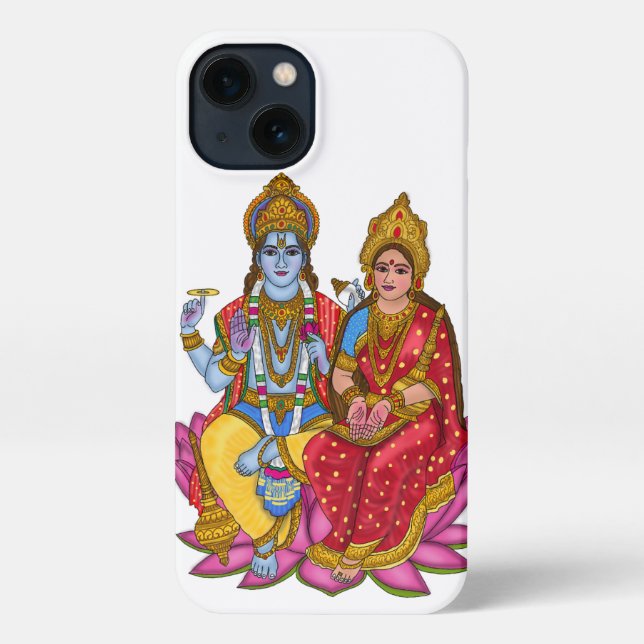 Lakshmi Narayan Phone Case iPhone Hülle (Rückseite)