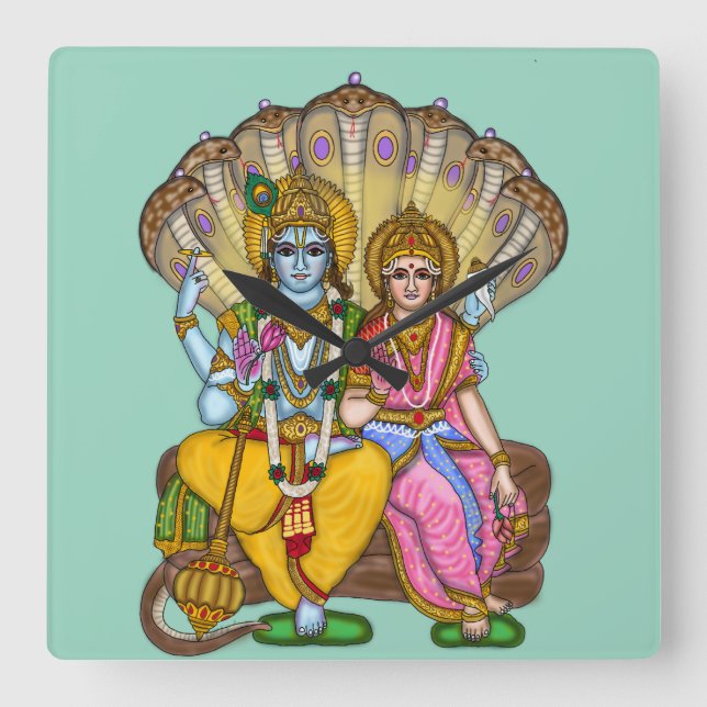 Lakshmi Narayan Wanduhr (Vorderseite)