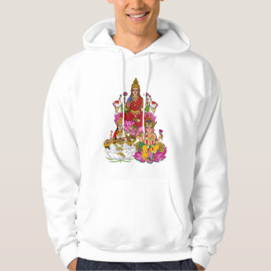 Lakshmi Saraswati Ganesha Kapuzenpullover Hoodie