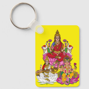 Lakshmi Saraswati Ganesha Schlüsselanhänger