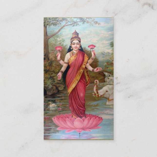 Lakshmi Visitenkarte (Vorderseite)