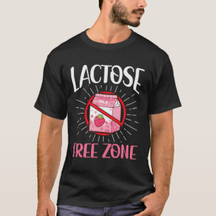 Laktose-freie Zone - Laktoseintoleranz T-Shirt