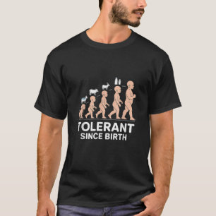 Laktose-Tolerante Evolutionshumor Milchprodukte Lu T-Shirt