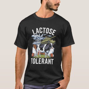 Laktose-Toleranter Lustiger Milch-Meme T-Shirt
