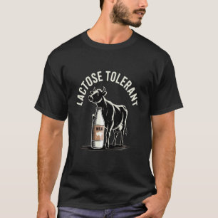 Laktose-Tolerantes Meme Lustige Kuh Milch Milchpro T-Shirt
