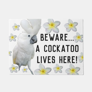 Lala, das der Cockatoo von der Cockatoo-Fußmatte Fußmatte