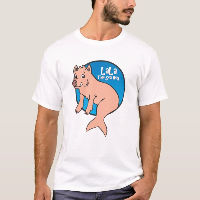 LaLa: Das Seeschwein - T - Shirt (fertigen Sie) (Vorderseite)