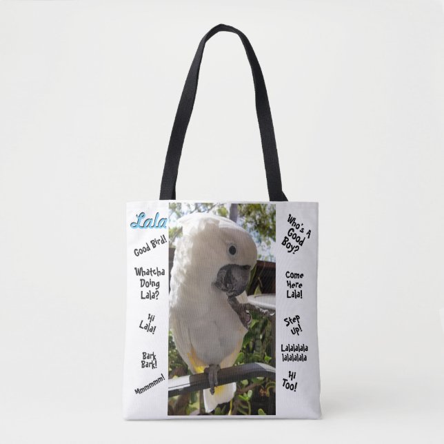 Lala die Cockatoo-Tasche Tasche (Vorderseite)