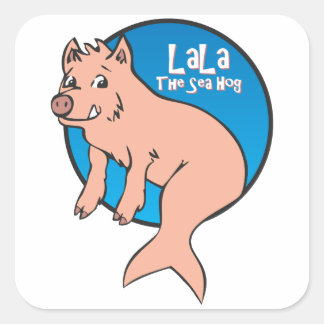 LaLa : Le porc marin : Sticker