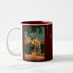 L'Alamo Vintage Texas Coffee Mug