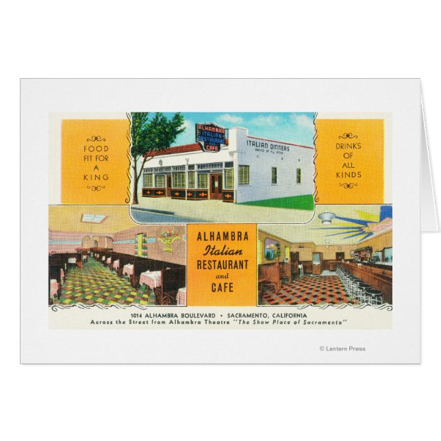 L'Alhambra Restaurant Italien & � Caf (Devant horizontal)