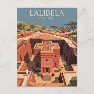 Lalibela Äthiopien Postkarte
