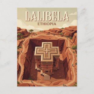 Lalibela, Lalibela, Amhara Postkarte