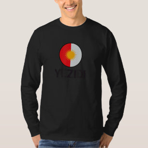 Lalish Ezyxan-Flagge Yazidi-Design Melek Taus Ezid T-Shirt
