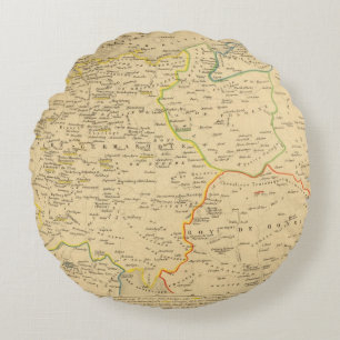 L'Allemagne 1137 1273 Rundes Kissen