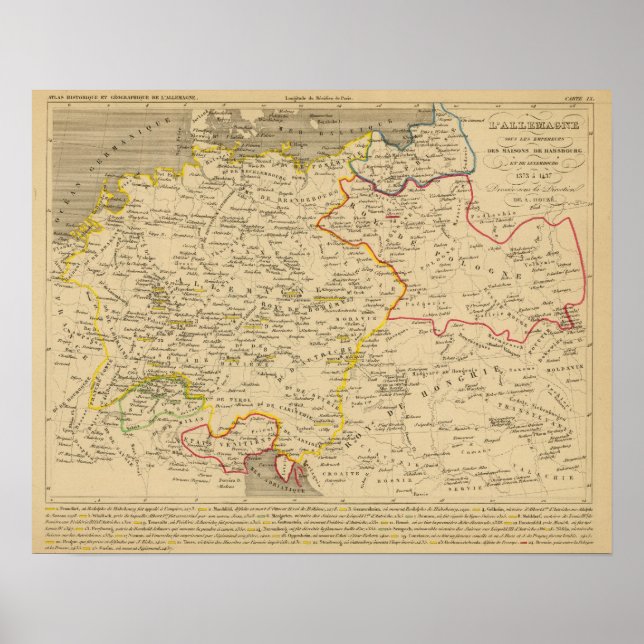 L'Allemagne 1373 a 1437 Poster (Vorne)