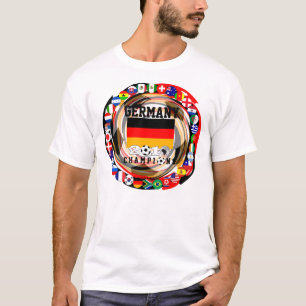 L'Allemagne soutient le T-shirt 2010 de coupe du