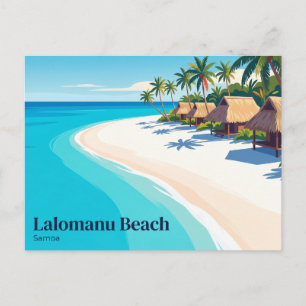 Lalomanu Beach Samoa Postkarte