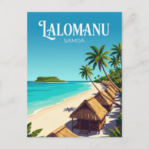 Lalomanu Beach Samoa Postkarte
