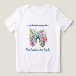 LAM Floral bedeutet nicht zerbrechlich Frauen Tri-Blend Shirt