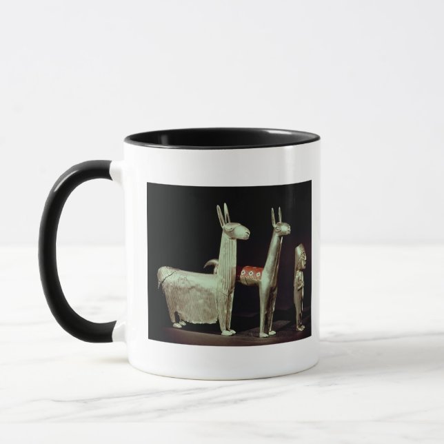Lama, Alpaka und Frau Tasse (Links)