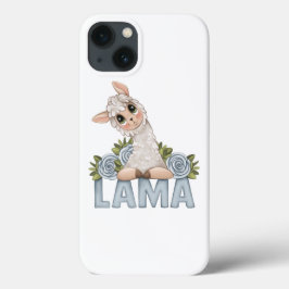 LAMA BLANCHE CUTE Coque-Mate coque iphone FLORAL