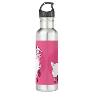 Lama-Braut Edelstahlflasche