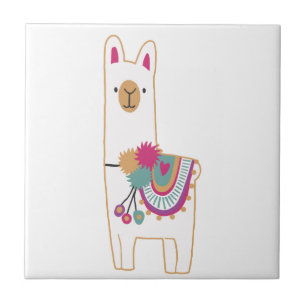 Lama-Cute Fliese
