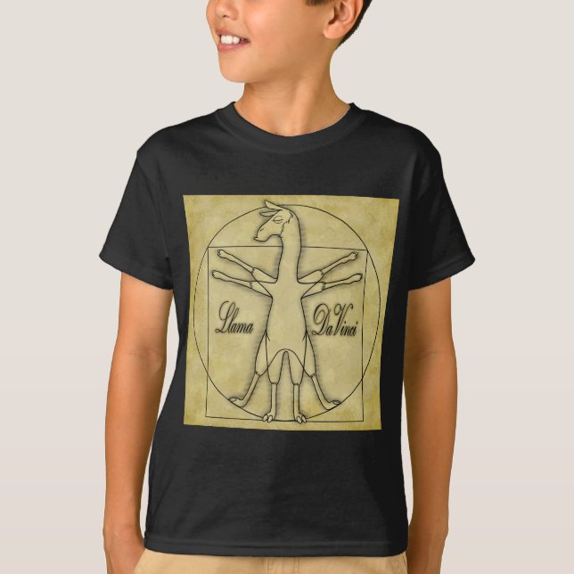 Lama Da Vinci T-Shirt (Vorderseite)