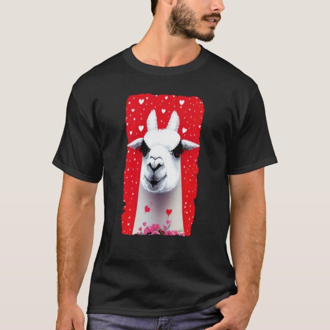 Lama der Liebe 01 T-Shirt (Vorderseite)