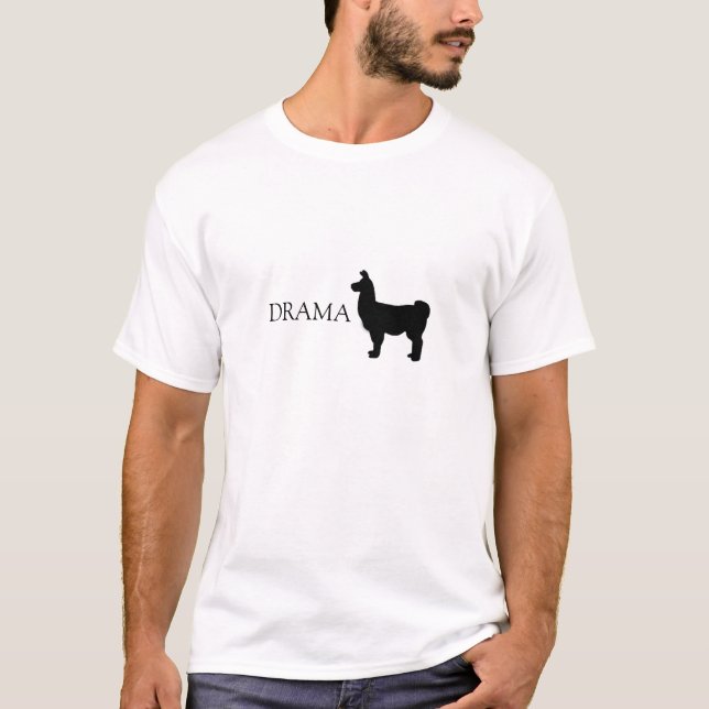 Lama, DRAMA T-Shirt (Vorderseite)